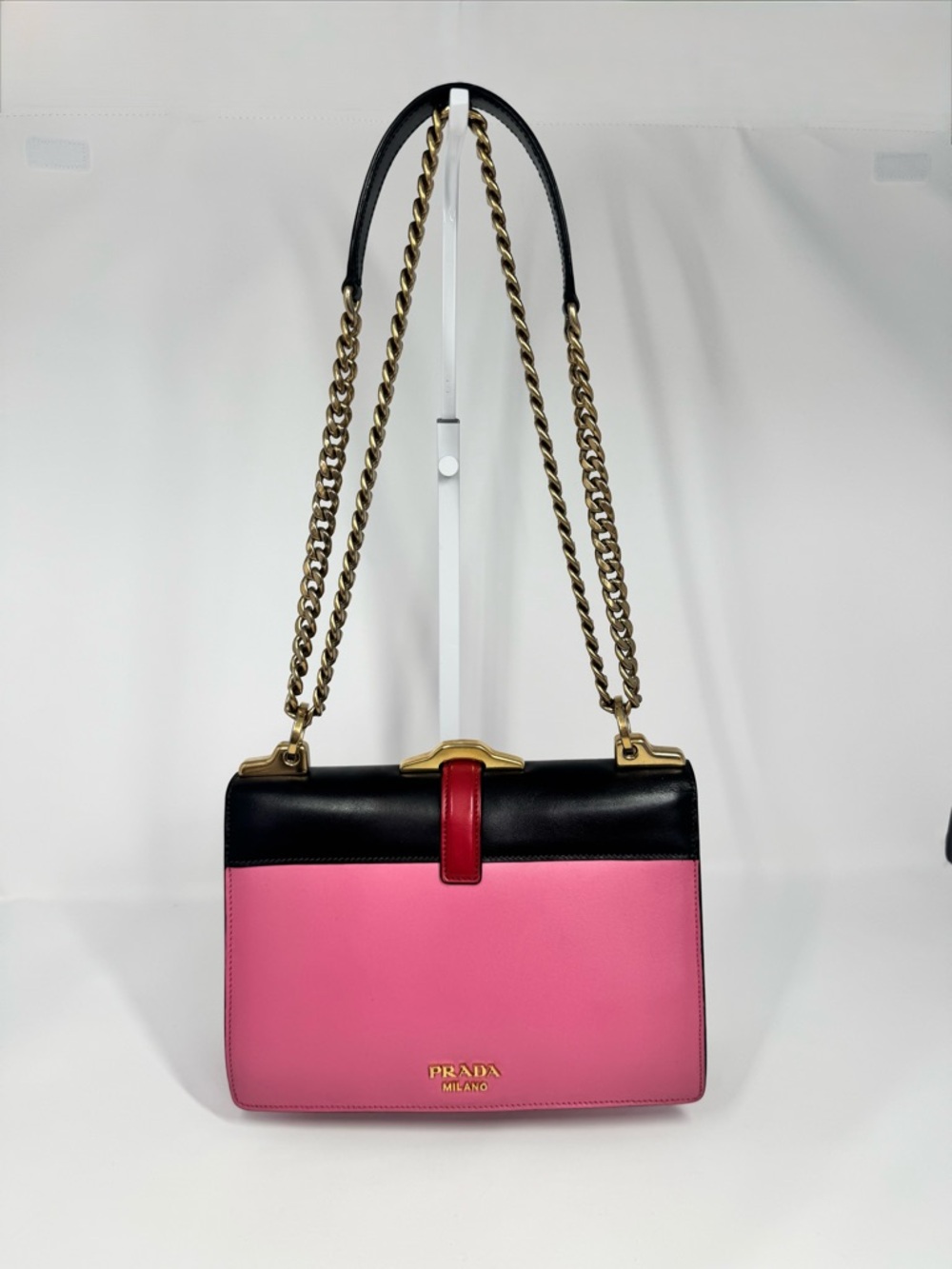 Authentic Prada Belle Calfskin Shoulder/Crossbody Bag - Picture 3 of 11